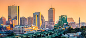 skyline of boston
